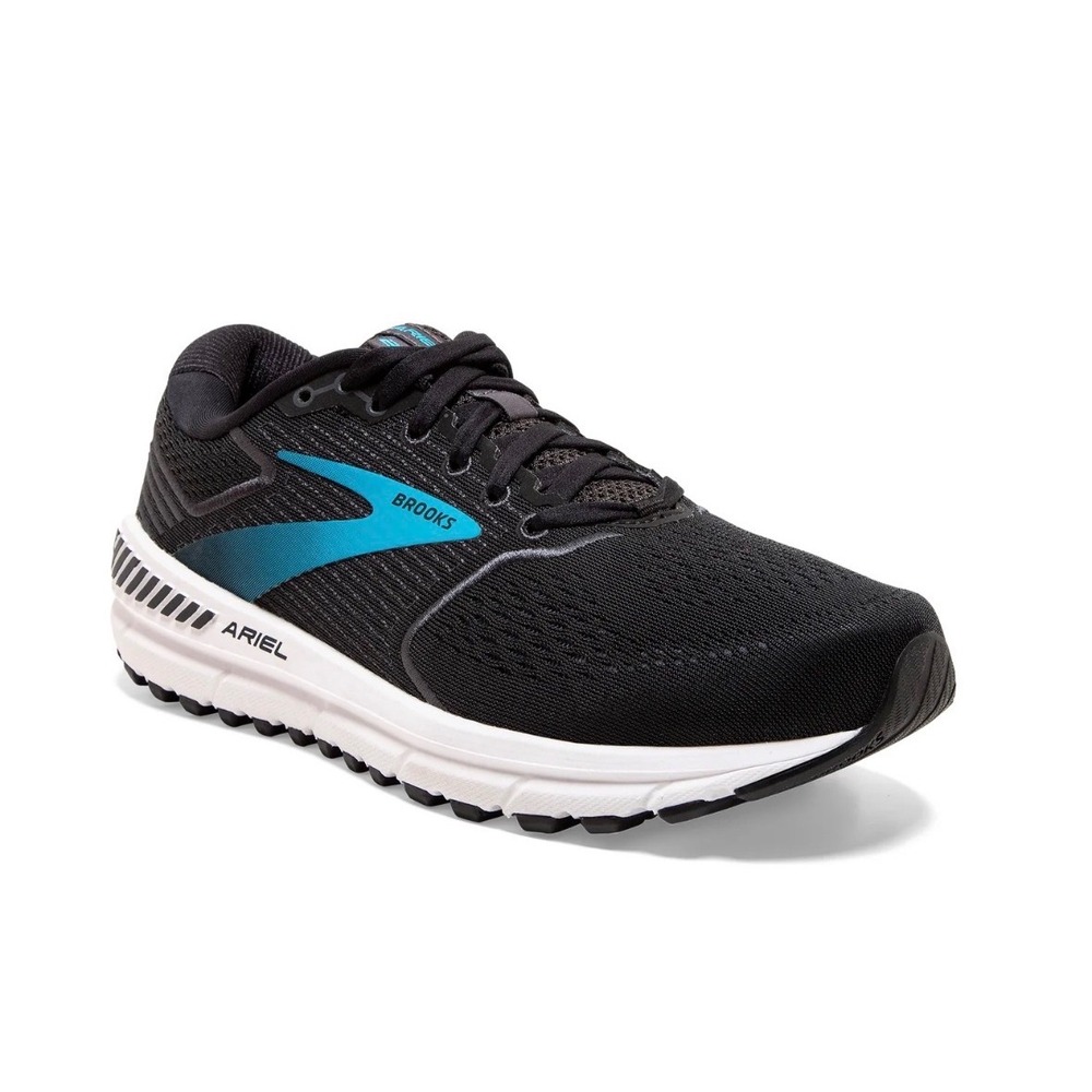Brooks Ariel 20 Womens Running Shoes Black Teal Size 8.5 B